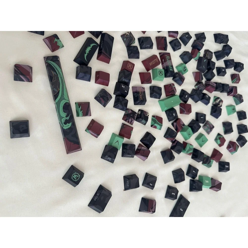World‎ of Warcraft Illidan Stormrage Keycap Set Mechanical Keyboard 108 Keys WOW